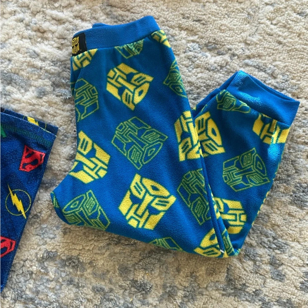 Boys Pajama Bundle Superhero Spiderman Transformers Blaze Machines Size 4T - Picture 5 of 5